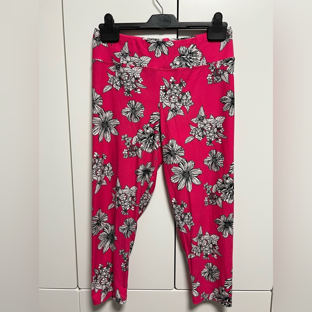 Eye Candy Pink Floral Leggings
